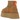 UGG Classic Mini Dipper Boot Chestnut baskets vue angulaire avec tige en daim, col en néoprène et semelle plateforme en caoutchouc