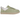 UGG Lowmel Lo Muted Brass baskets vue latérale avec empeigne en daim beige, languette rembourrée, lacets larges et semelle extérieure robuste.