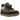 UGG Lowmel Burnt Olive Mustard Seed baskets vue latérale avec empeigne olive, détails jaune moutarde et une semelle épaisse blanche.