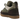 UGG Lowmel Burnt Olive Mustard Seed baskets vue latérale avec empeigne olive, semelle épaisse, détails beige et lacets larges caractéristiques.