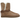 UGG Bailey Tie Boot Chestnut baskets vue latérale avec empeigne en daim marron châtaigne, logo UGG classique et détails à lacets sur le côté.