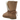 UGG Bailey Tie Boot Chestnut baskets vue latérale en daim marron clair, avec détail de lacets sur le côté et doublure douce en peau de mouton