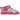 UGG Classic Ultra Mini Boot Palace Pink Camo baskets vue de profil, présentant un motif camouflage rose unique et une tige basse