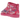 UGG Classic Ultra Mini Boot Palace Pink Camo baskets vue latérale avec motif camouflage rose, doublure douce et semelle extérieure plate