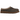UGG Tasman Baxter Slipper Chestnut baskets vue de face avec tige en daim marron, design slip-on et bordure tissée emblématique au niveau du col.