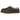 UGG Tasman Baxter Slipper Chestnut baskets vue angulaire en daim avec détail tressé signature UGG, doublure en fourrure et semelle robuste