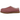 UGG Tasman II Slipper Pink Dawn baskets vue angulaire, fabriquées en daim rose avec la bordure brodée caractéristique autour de l'ouverture