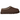 UGG Tasman II Slipper Dusted Cocoa baskets vue angulaire, en daim marron avec motif brodé Tasman et doublure en peau lainée douce