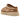 UGG Tazz Plains Slipper Felicity Leopard Jasmine baskets vue sous angle avec empeigne en daim à motif léopard et semelle plateforme en caoutchouc.