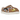 UGG Tasman Slipper Palace x Looney Tunes Chestnut baskets en vue latérale avec doublure en peau de mouton iconique et broderie sur le daim