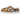UGG Tasman Slipper Palace x Looney Tunes Chestnut baskets de profil avec tige en daim marron, graphismes brodés et le bord tressé classique Tasman.