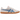 Onitsuka Tiger Tokuten White Blue Gum baskets en vue latérale classique avec empeigne blanche, bandes tiger bleues et une semelle gomme vintage