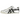 Onitsuka Tiger Mexico 66 Pure Silver Black baskets vue latérale avec empeigne en cuir argent métallisé, rayures noires et semelle en gomme