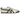 Onitsuka Tiger Mexico 66 Birch Peacoat baskets vue latérale avec ses bandes bleues emblématiques, des détails en daim sur l'avant et semelle blanche.