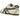 Onitsuka Tiger Mexico 66 Birch Peacoat baskets profil latéral avec tige en cuir beige, bandes bleu marine, lacets blancs et semelle fine en gomme