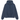 Stussy Fleece Raglan Hoodie Navy baskets vue de face d'un sweat à capuche bleu marine en polaire avec manches raglan et logo Stussy sur la poitrine