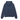Stussy Fleece Raglan Hoodie Navy baskets vue de face du sweat à capuche bleu marine avec logo Stussy sur la poitrine et manches raglan