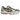 Asics Gel-Kayano 14 Black Coffee Silver baskets en vue angulaire avec mesh noir, détails marron et une semelle argentée amortissante.