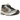 Asics Gel-Kayano 14 Black Coffee Silver baskets en vue latérale élégante avec détails argentés métallisés, empeigne en mesh noir et semelle beige.