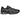 Asics Gel-Kayano 14 Black Pure Silver baskets en vue inclinée avec maille noire, détails argentés et semelle amortissante