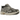 Asics Gel-1130 Oyster Grey baskets en vue latérale avec mesh gris et empiècements en daim, bandes argentées et semelle amortissante blanche