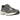 Asics Gel-1130 Clay Grey Pure Silver baskets vue latérale avec une tige en maille grise, des détails argentés et la semelle Gel blanche classique