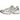 Asics Gel-1130 White Wood Crepe baskets vue latérale avec une tige en mesh blanc, des détails beiges, des lacets foncés et une semelle robuste.