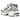 Asics Gel-1130 Dark Neptune baskets vue latérale avec empeigne en mesh respirant, renforts synthétiques et semelle en caoutchouc