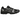 Asics Gel-Nimbus 9 Black Pure Silver baskets vue latérale avec maille noire et détails argentés, semelle intermédiaire sculptée