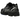 Asics Gel-Nimbus 9 Black Pure Silver baskets en vue latérale, dotées d'une empeigne en mesh noir, de superpositions argentées et d'une semelle amortissante.