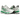 Asics Gel-NYC Hidden NY baskets vue latérale avec empeigne en mesh blanc, détails argentés et bandes Asics emblématiques en vert sur le côté