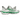 Asics Gel-NYC Hidden NY baskets en vue latérale avec tige en mesh blanc et crème, détails verts, empiècements argentés et semelle épaisse.