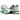 Asics Gel-NYC Hidden NY baskets vue latérale avec empeigne en mesh blanc, détails verts, empiècements argentés et semelle épaisse en caoutchouc.