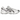 Asics Gel-1130 White Pure Silver baskets vue latérale avec mesh blanc, détails argentés, lacets et semelle en caoutchouc durable pour le soutien.