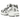 Asics Gel-1130 White Pure Silver baskets vue latérale avec des détails en mesh blanc, des superpositions argentées et une semelle robuste