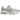 Asics Gel-Kayano 14 Cloud Grey baskets vue latérale avec une tige en mesh gris détaillé, des empiècements argentés et la célèbre semelle amortissante