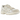 Asics Gel-1130 White Birch baskets vue latérale avec empeigne en mesh blanc, détails gris, bandes Asics emblématiques et semelle amortissante GEL