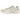 Asics Gel-1130 White Birch baskets vue latérale avec mesh blanc, détails beiges, bande sombre et semelle amortissante pour un look classique.