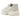 Asics Gel-1130 White Birch baskets vue latérale avec mesh blanc, détails argentés et semelle intermédiaire amortissante aux tons beiges.