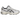 Asics Gel-1130 White Midnight baskets en vue latérale avec empeigne en mesh blanc, détails bleu nuit et semelle intermédiaire