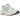 Asics Gel-1130 White Malachite Green Off White Midsole baskets vue latérale avec empeigne blanche, détails verts et semelle intermédiaire crème