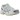 Asics Gel-1130 White Mint Tint baskets vue latérale avec empeigne en maille blanche, détails vert menthe, empiècements argentés et semelle gomme.