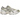 Baskets Asics Gel-1130 White Dried Leaf Green vue angulaire avec mesh blanc, détails en cuir vert et une semelle extérieure amortissante