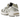 Asics Gel-1130 White Dried Leaf Green baskets en vue angulaire avec maille blanche, détails verts et semelle classique
