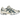 Asics Gel-Nimbus 9 White Light Indigo baskets en vue latérale inclinée avec une empeigne en mesh blanc, des accents violets et une semelle travaillée