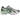Asics Gel-Nimbus 9 White Bamboo baskets vue de profil, montrant une tige beige et blanche avec des unités Gel visibles et un système de laçage.