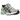 Baskets Asics Gel-Nimbus 9 White Bamboo vue sous un angle, présentant une tige blanche, des détails structurés et une semelle à technologie Gel