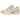 Asics Gel-Nimbus 9 Cream Barely Rose baskets vue latérale avec empeigne en maille beige, détails rose poudré, soutien talon et semelle robuste.