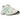 Asics Gel-1130 White Malachite Green baskets vue latérale avec mesh blanc, détails verts et semelle en caoutchouc classique pour un confort optimal.