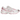 Asics Gel-1130 White Pure Silver Pink baskets vue latérale avec empeigne en mesh blanc, empiècements argentés et accents roses sur la semelle